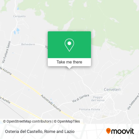 Osteria del Castello map