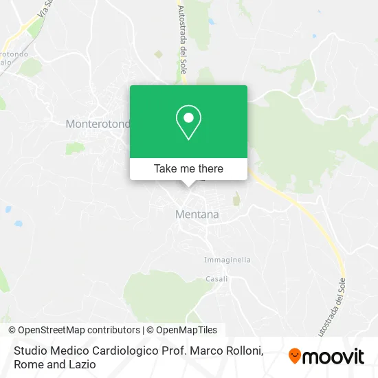 Cardiological Medical Studio Prof. Marco Rolloni map