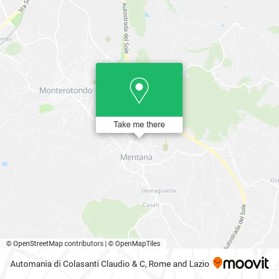 Automania by Claudio Colasanti & Co map