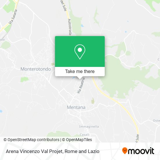 Arena Vincenzo Val Projet map