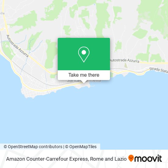 Amazon Counter-Carrefour Express map