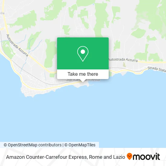Amazon Counter-Carrefour Express map