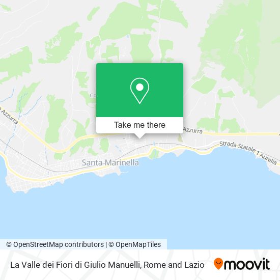 La Valle dei Fiori di Giulio Manuelli map