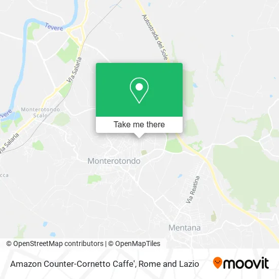 Amazon Counter-Cornetto Caffe' map