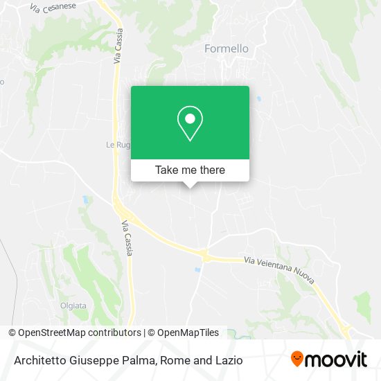 Architetto Giuseppe Palma map