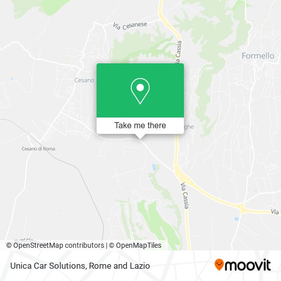 Unica Car Solutions map