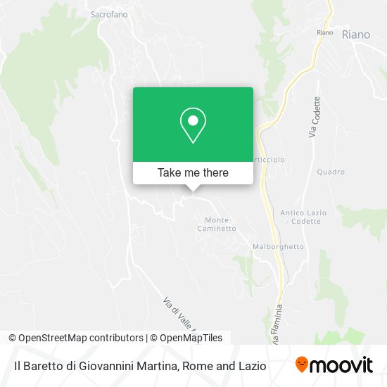 Il Baretto di Giovannini Martina map