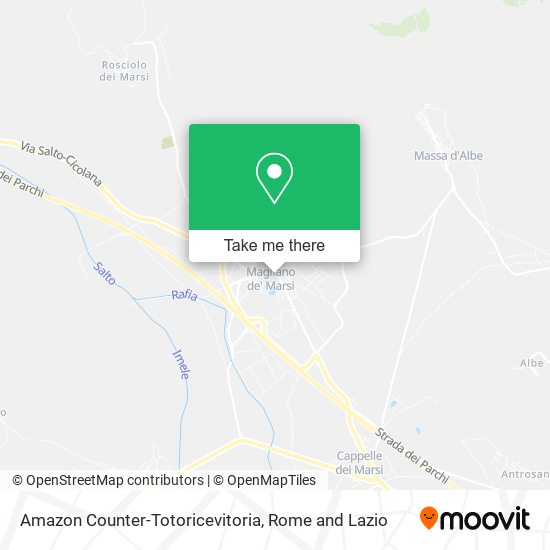 Amazon Counter-Totoricevitoria map