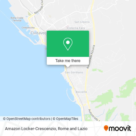 Amazon Locker-Crescenzio map