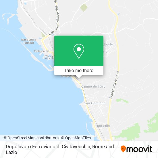 Dopolavoro Ferroviario di Civitavecchia map