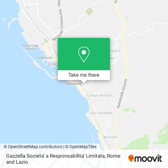 Gazzella Societa' a Responsabilita' Limitata map