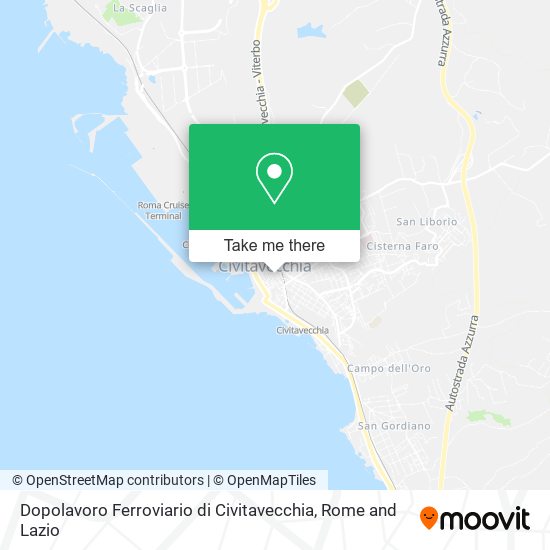 Dopolavoro Ferroviario di Civitavecchia map