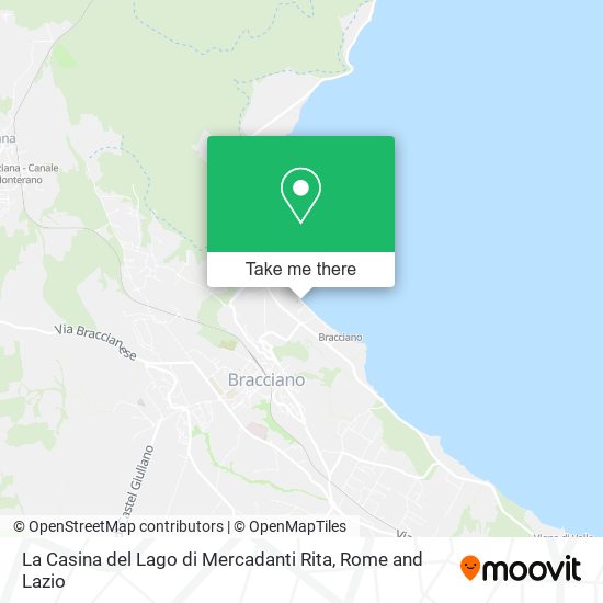 La Casina del Lago di Mercadanti Rita map