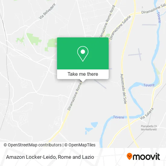 Amazon Locker-Leido map
