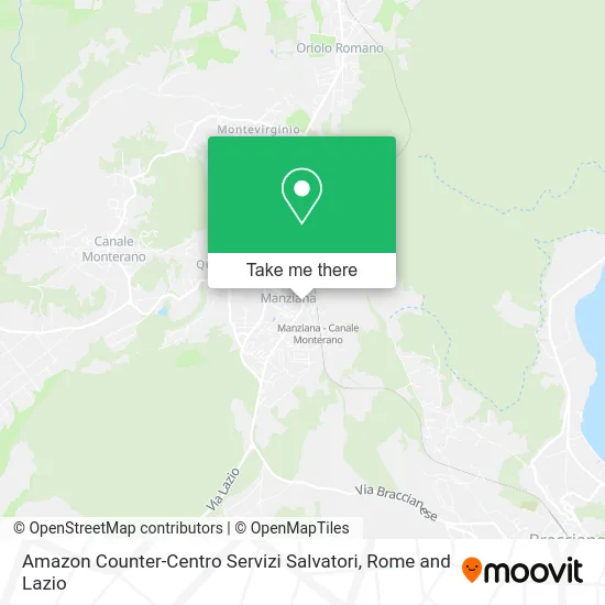 Amazon Counter-Salvatori Service Center map