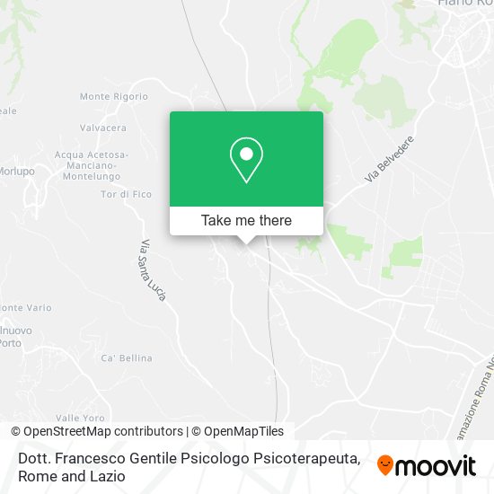 Dott. Francesco Gentile Psicologo Psicoterapeuta map