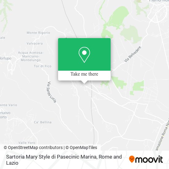 Sartoria Mary Style di Pasecinic Marina map