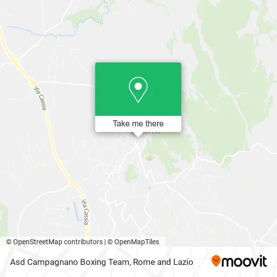 Asd Campagnano Boxing Team map