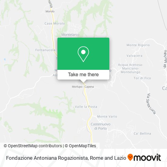 Fondazione Antoniana Rogazionista map