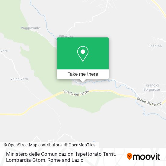 Ministero delle Comunicazioni Ispettorato Territ. Lombardia-Gtom map