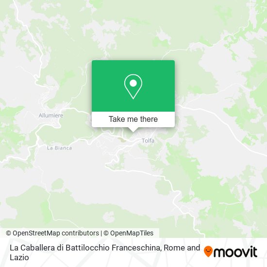 La Caballera di Battilocchio Franceschina map