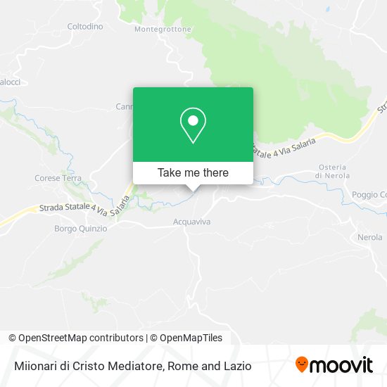 Miionari di Cristo Mediatore map