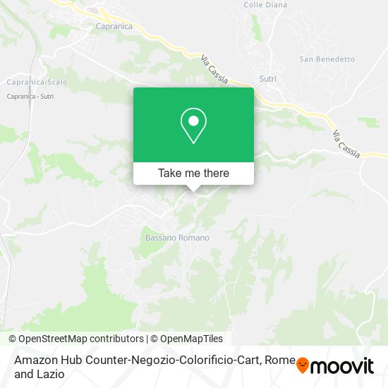 Amazon Hub Counter-Negozio-Colorificio-Cart map