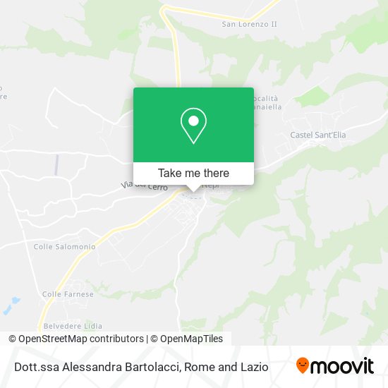 Dott.ssa Alessandra Bartolacci map