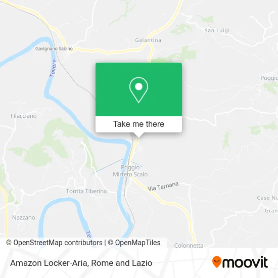 Amazon Locker-Aria map