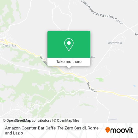 Amazon Counter-Bar Caffe' Tre.Zero Sas di map