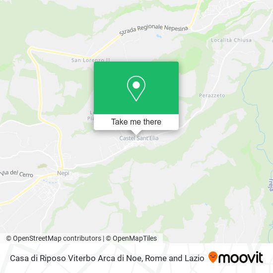 Casa di Riposo Viterbo Arca di Noe map