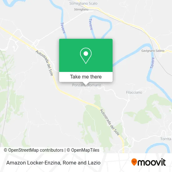 Amazon Locker-Enzina map