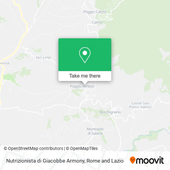 Nutrizionista di Giacobbe Armony map