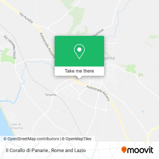 Il Corallo di Panarie. map