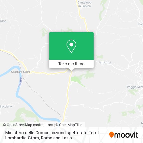 Ministero delle Comunicazioni Ispettorato Territ. Lombardia-Gtom map