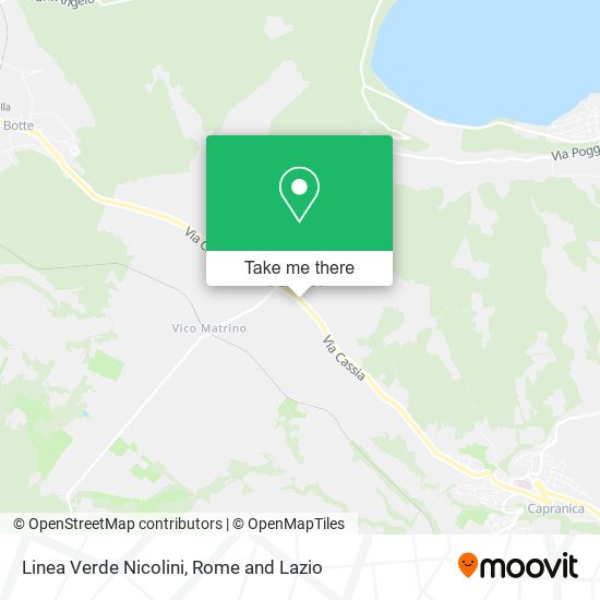 Linea Verde Nicolini map