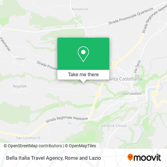 Bella Italia Travel Agency map