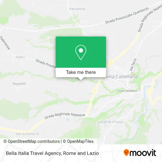 Bella Italia Travel Agency map