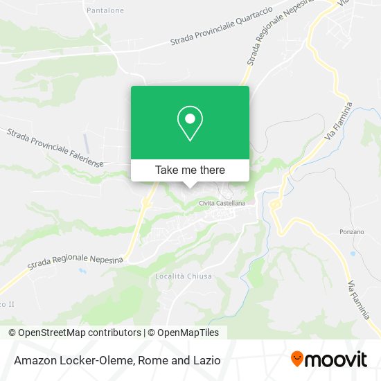 Amazon Locker-Oleme map