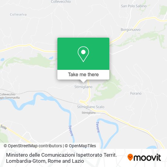 Ministero delle Comunicazioni Ispettorato Territ. Lombardia-Gtom map