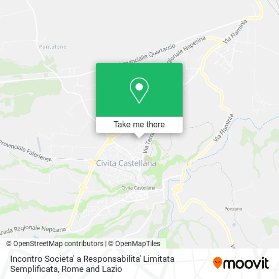 Incontro Societa' a Responsabilita' Limitata Semplificata map