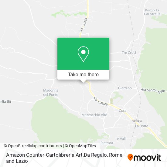 Amazon Counter-Cartolibreria Art.Da Regalo map