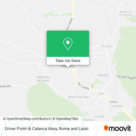 Driver Point di Calanca Aleia map