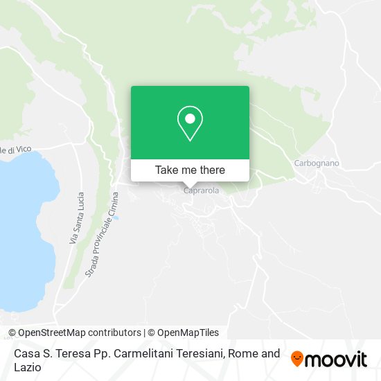 Casa S. Teresa Pp. Carmelitani Teresiani map