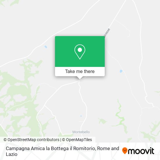 Campagna Amica la Bottega il Romitorio map