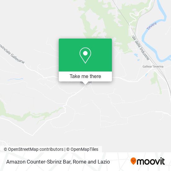 Amazon Counter-Sbrinz Bar map