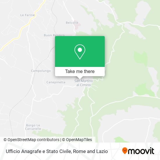 Ufficio Anagrafe e Stato Civile map