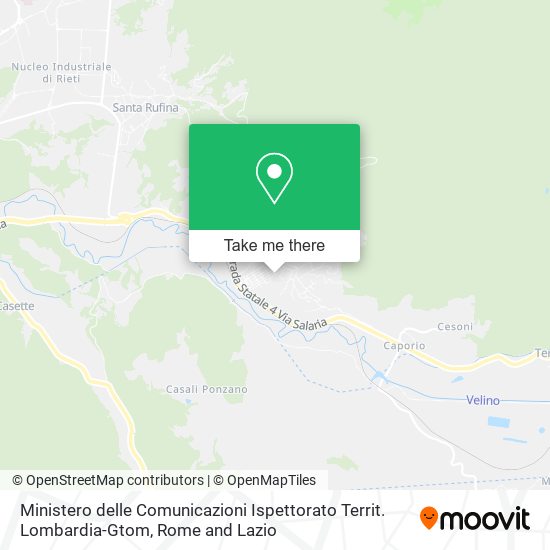 Ministero delle Comunicazioni Ispettorato Territ. Lombardia-Gtom map