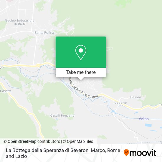 La Bottega della Speranza di Severoni Marco map