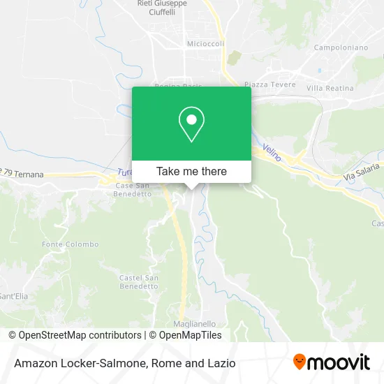 Amazon Locker-Salmone map